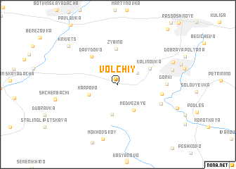 map of Volchiy