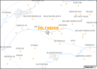 map of Volchovka