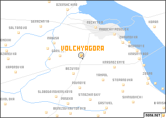 map of Volchʼya Gora