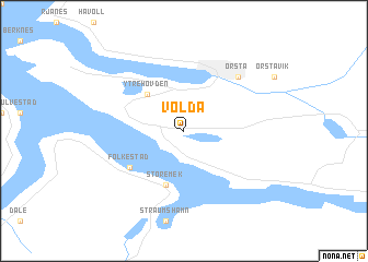 map of Volda