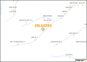 map of Volderau