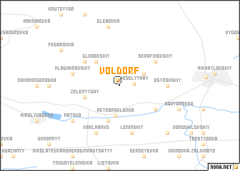 map of Volʼdorf