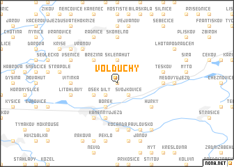 map of Volduchy