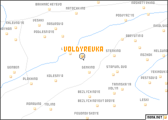 map of Voldyrevka