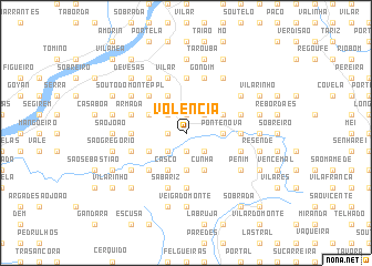 map of Volência