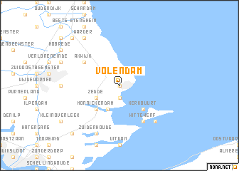 Volendam (Netherlands) map - nona.net