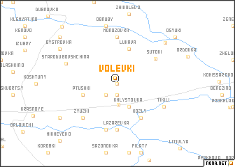 map of Volevki