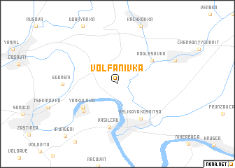 map of Volʼfanivka