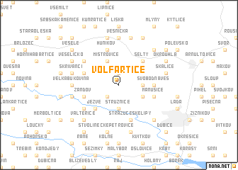 map of Volfartice