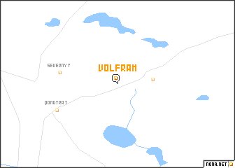 map of Volʼfram