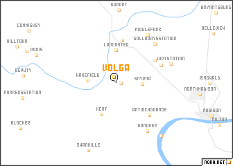 map of Volga