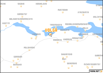 map of Volga