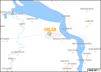 map of Volga