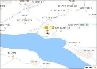 map of Volga