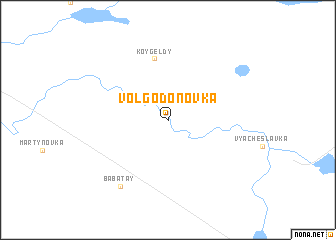 map of Volgodonovka