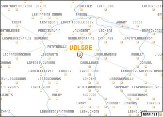 map of Volgré