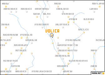 map of Volica