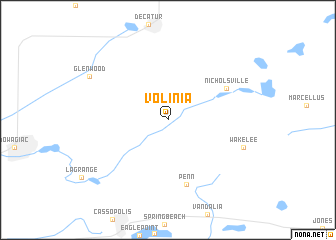 map of Volinia