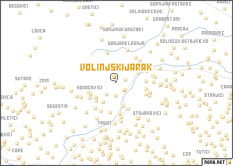 map of Volinjski Jarak