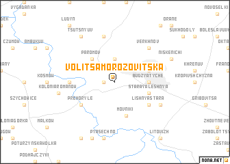 map of Volitsa Morozovitska