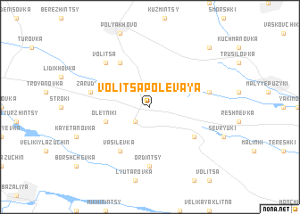 map of Volitsa Polevaya