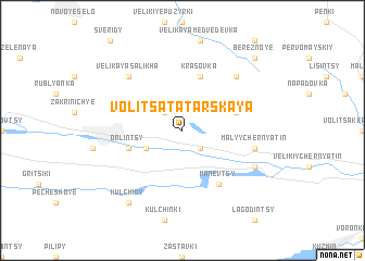 map of Volitsa Tatarskaya