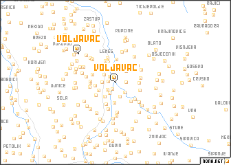 map of Voljavac