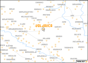 map of Voljavča