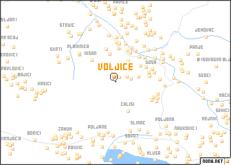 map of Voljice