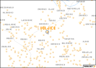 map of Voljice