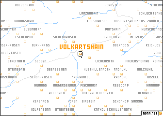 map of Volkartshain