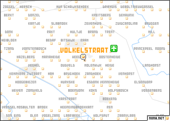 map of Volkelstraat