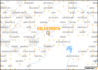 map of Volkenrath