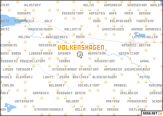 map of Volkenshagen