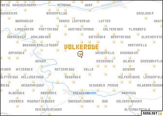 map of Volkerode