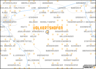 map of Volkertshofen