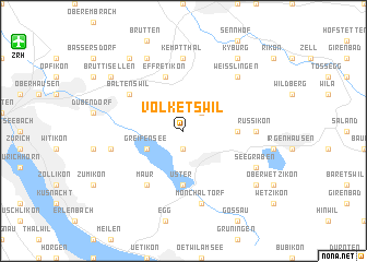 map of Volketswil