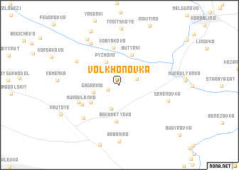map of Volkhonovka