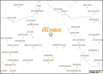 map of Volkhovo