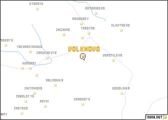 map of Volkhovo