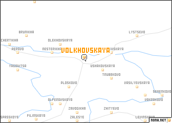 map of Volkhovskaya