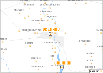 map of Volkhov