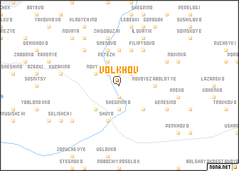 map of Volkhov