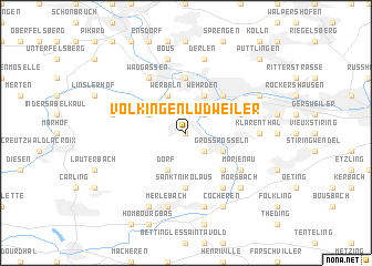 map of Völkingen-Ludweiler