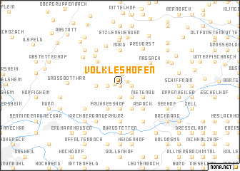 map of Völkleshofen