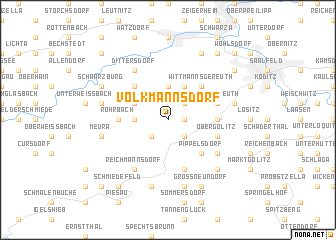 map of Volkmannsdorf