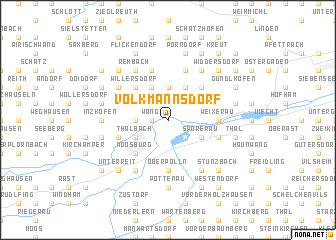 map of Volkmannsdorf