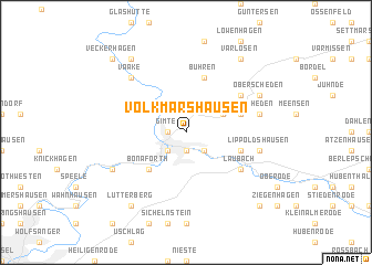 map of Volkmarshausen