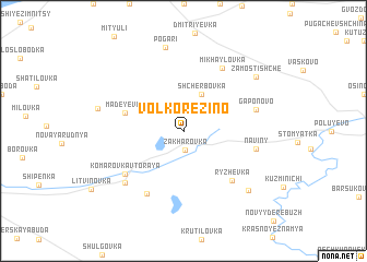 map of Volkorezino