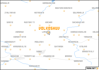 map of Volkoshuv